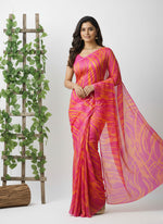 Load image into Gallery viewer, Latest Garden Vareli Super Nara Chiffon Saree