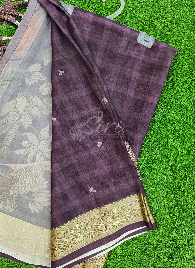 Beautiful Digital Print Viscose Crepe Saree