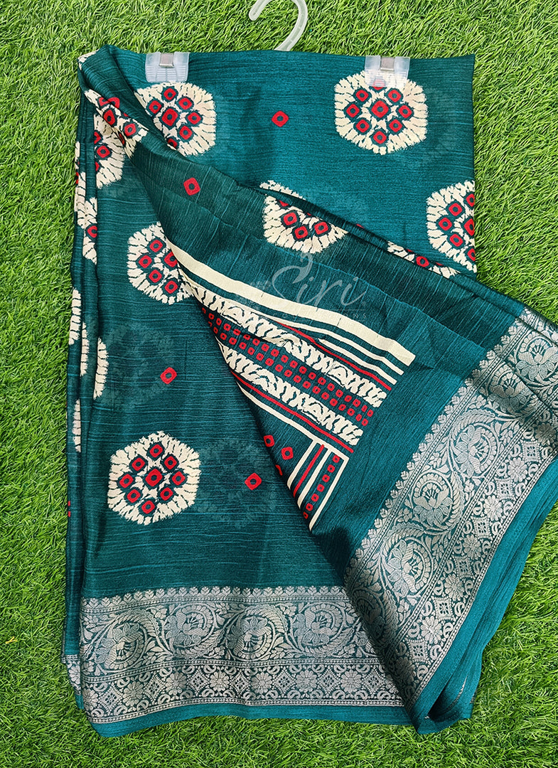 Festive Printed Fancy Chinon Crepe Saree