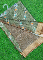 Load image into Gallery viewer, Beautiful Digital Print Viscose Crepe Saree