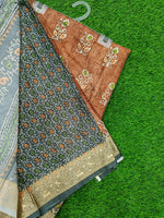 Load image into Gallery viewer, Beautiful Digital Print Viscose Crepe Saree