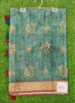 Load image into Gallery viewer, Beautiful Digital Print Viscose Crepe Saree