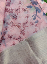 Load image into Gallery viewer, Beautiful Soft Crepe Organza Saree in Digital Print
