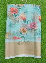 Load image into Gallery viewer, Lovely Soft Crepe Organza Saree in Digital Print
