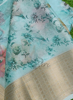 Load image into Gallery viewer, Lovely Soft Crepe Organza Saree in Digital Print
