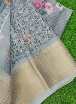 Load image into Gallery viewer, Lovely Soft Crepe Organza Saree in Digital Print