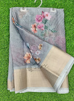 Load image into Gallery viewer, Lovely Soft Crepe Organza Saree in Digital Print