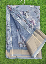 Load image into Gallery viewer, Lovely Soft Crepe Organza Saree in Digital Print