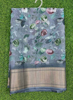 Load image into Gallery viewer, Lovely Soft Crepe Organza Saree in Digital Print