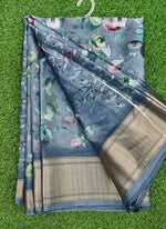 Load image into Gallery viewer, Lovely Soft Crepe Organza Saree in Digital Print