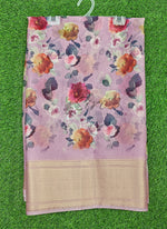 Load image into Gallery viewer, Lovely Soft Crepe Organza Saree in Digital Print