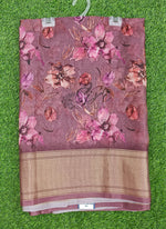 Load image into Gallery viewer, Lovely Soft Crepe Organza Saree in Digital Print