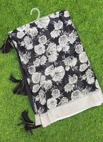 Load image into Gallery viewer, Beautiful Digital Print Floral Georgette Saree
