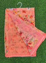 Load image into Gallery viewer, Latest Beautiful Digital Print Floral Georgette Saree

