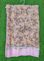 Load image into Gallery viewer, Lovely Moss Georgette Saree in Satin Borders