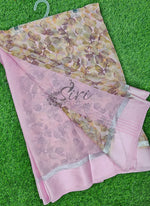 Load image into Gallery viewer, Lovely Moss Georgette Saree in Satin Borders