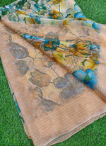 Load image into Gallery viewer, Digital Print Moss Georgette Saree