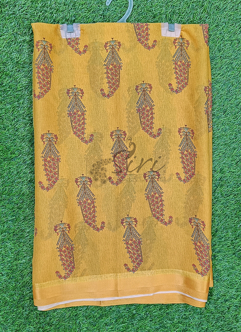 Lovely Digital Print Georgette Saree