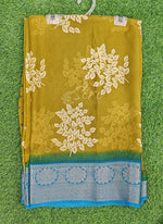 Load image into Gallery viewer, Latest Printed Moss Georgette Saree