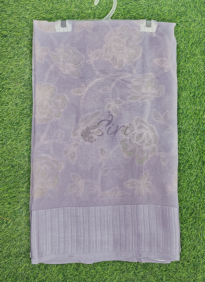 Lovely Foil Print Georgette Saree