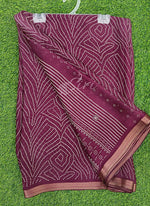 Load image into Gallery viewer, Beautiful Printed Moss Georgette Saree