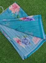 Load image into Gallery viewer, Beautiful Digital Print Georgette Saree with Blouse