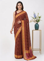 Load image into Gallery viewer, Latest Digital Print Crepe Georgette Saree