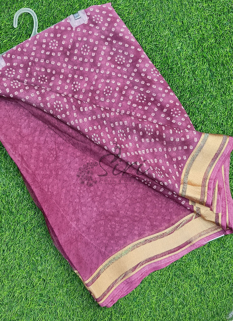 Beautiful Printed Georgette Saree