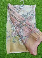 Load image into Gallery viewer, Lovely Digital Print Moss Georgette Saree