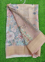 Load image into Gallery viewer, Lovely Digital Print Moss Georgette Saree