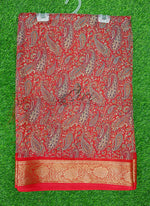 Load image into Gallery viewer, Beautiful Printed Moss Georgette Saree