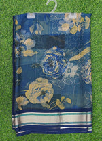 Load image into Gallery viewer, Beautiful Printed Moss Georgette Saree with Blouse
