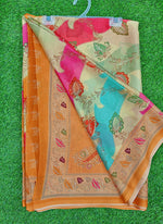 Load image into Gallery viewer, Latest Digital Print Crepe Georgette Saree