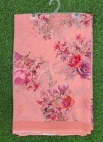 Load image into Gallery viewer, Premium Digital Print Crepe Georgette Saree with Blouse