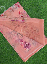 Load image into Gallery viewer, Premium Digital Print Crepe Georgette Saree with Blouse