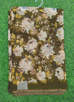 Load image into Gallery viewer, Printed Georgette Saree in Small Fancy Crochet Lace