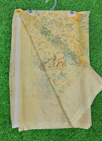 Load image into Gallery viewer, Lovely Pastel Shade Georgette Saree in Foil Print