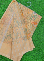 Load image into Gallery viewer, Lovely Pastel Shade Georgette Saree in Foil Print