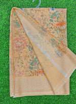 Load image into Gallery viewer, Lovely Pastel Shade Georgette Saree in Foil Print