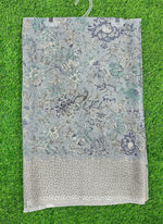 Load image into Gallery viewer, Lovely Pastel Shade Georgette Saree in Foil Print
