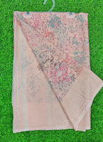 Load image into Gallery viewer, Lovely Pastel Shade Georgette Saree in Foil Print