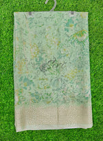 Load image into Gallery viewer, Lovely Pastel Shade Georgette Saree in Foil Print