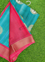 Load image into Gallery viewer, Vibrant Moss Georgette Saree