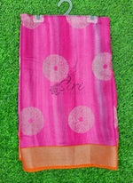 Load image into Gallery viewer, Vibrant Moss Georgette Saree