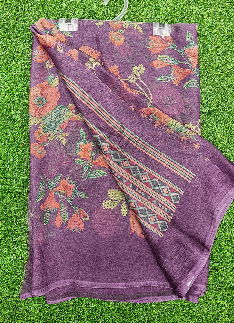 Lovely Georgette Saree in Self Shimmer Stripes