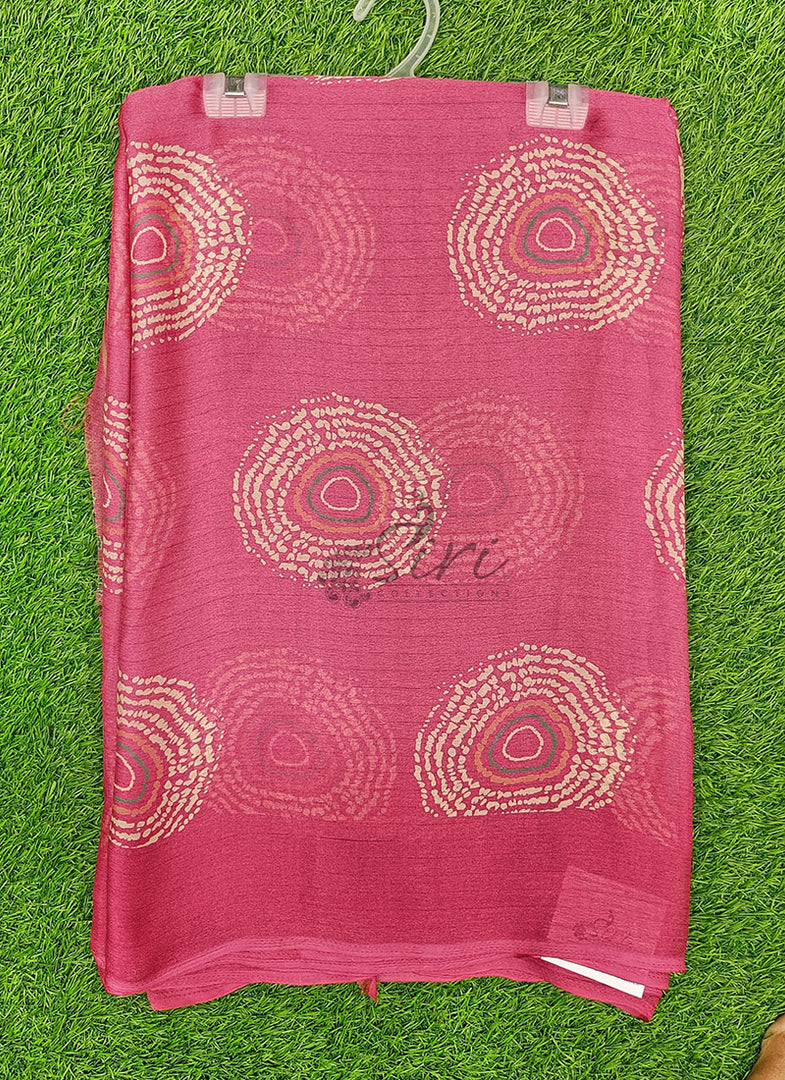 Lovely Georgette Saree in Self Shimmer Stripes