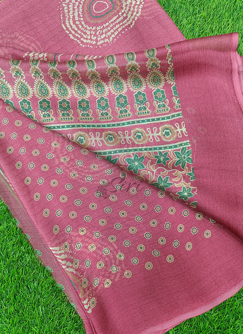 Lovely Georgette Saree in Self Shimmer Stripes