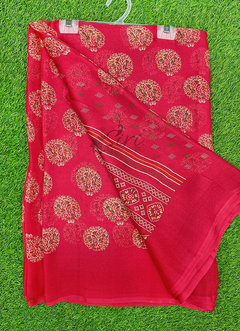 Lovely Georgette Saree in Self Shimmer Stripes