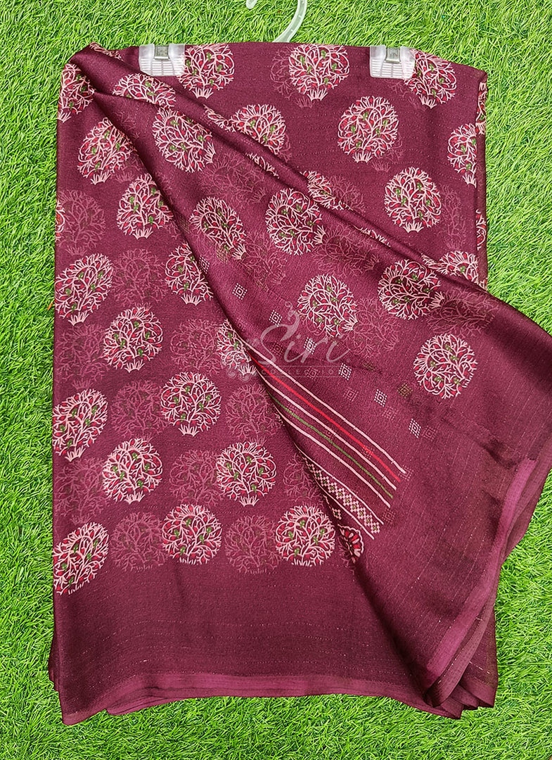 Lovely Georgette Saree in Self Shimmer Stripes