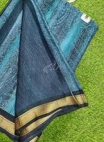 Load image into Gallery viewer, Lovely Soft Moss Georgette Saree